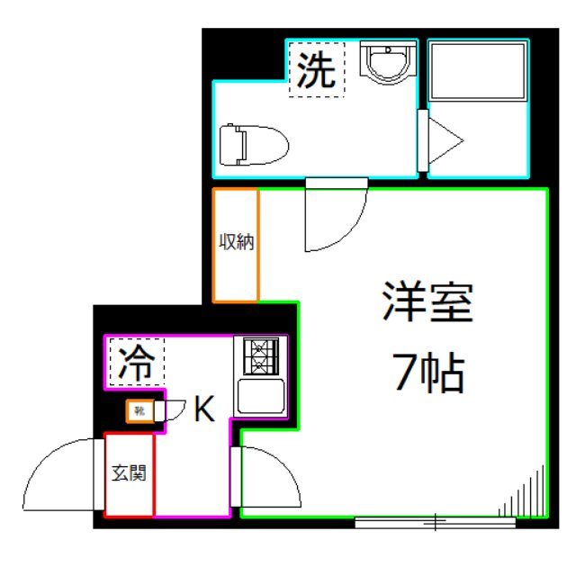 エイグラン一橋学園 間取り