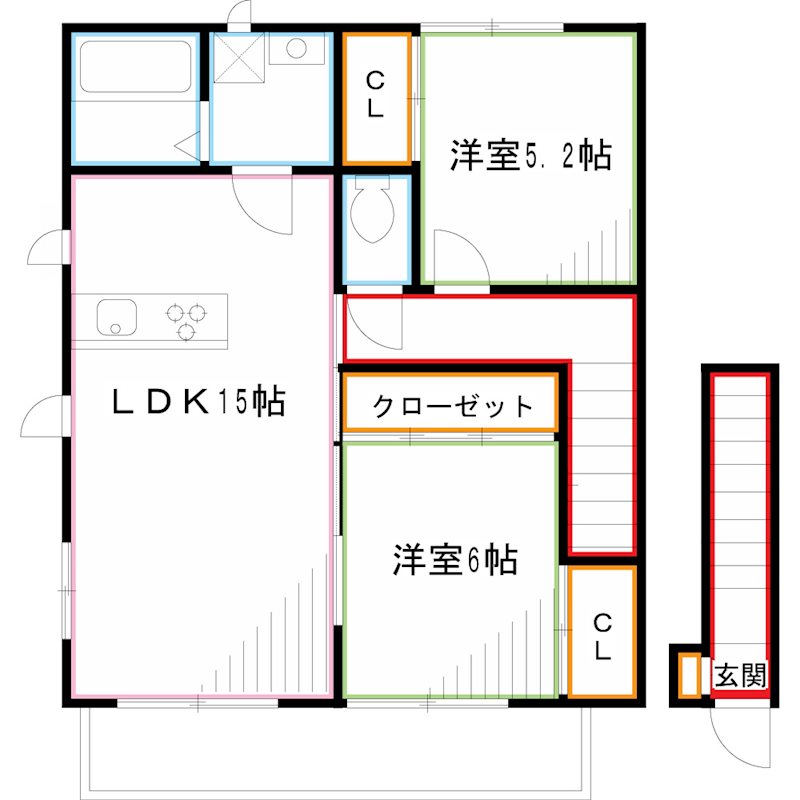 カモミーユ 間取り