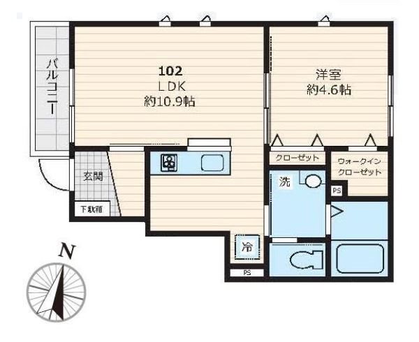YOUR MAISON よつばのクローバー  間取り