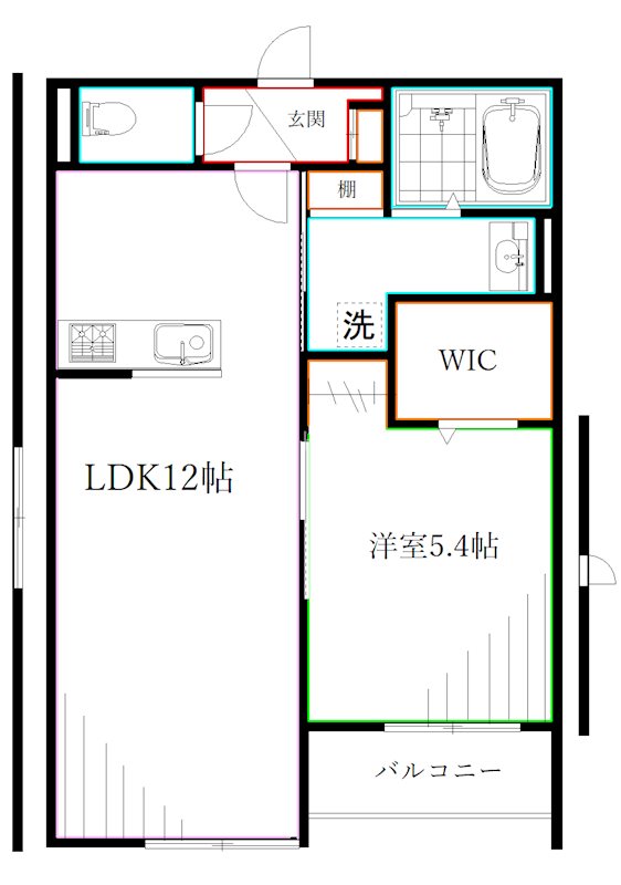 仮称　グラン　ウィステリア 間取り