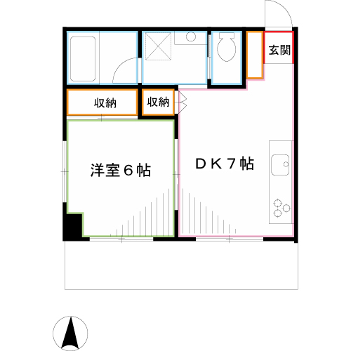 Ｋ－ＣＵＢＥ 間取り