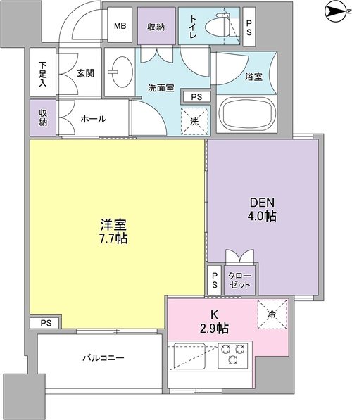 ラクラス新中野 間取り