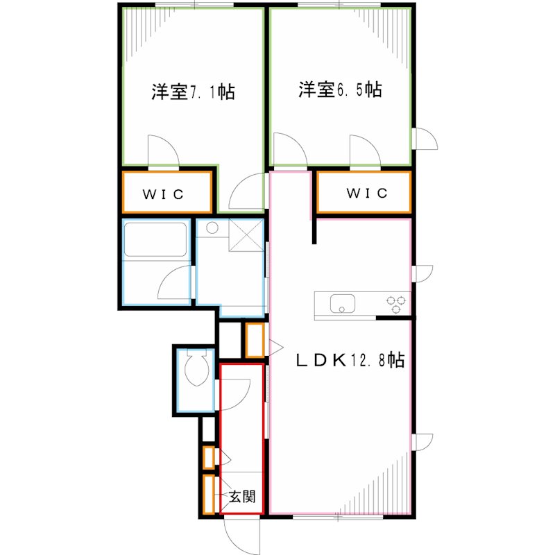 ファーム武蔵野境南 間取り