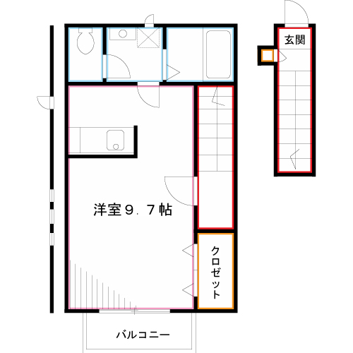 リヴュール 間取り図