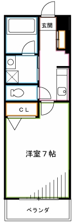 モナーク　ムサシノ 間取り図