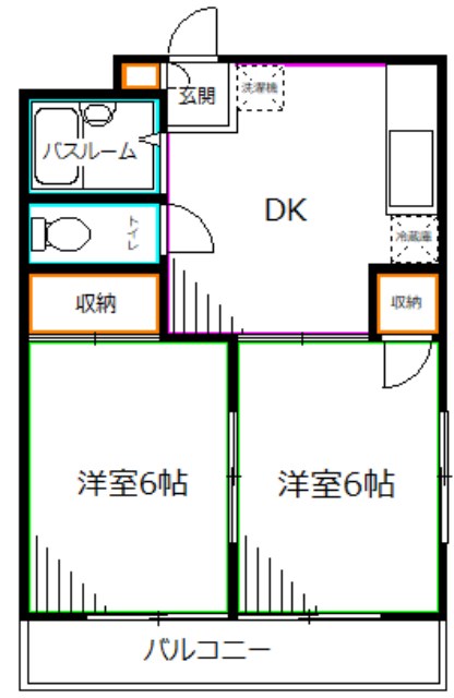 メゾン・ド・シオン  間取り
