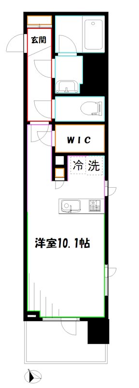 CROSS吉祥寺  間取り図