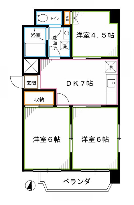 武蔵ビル 間取り