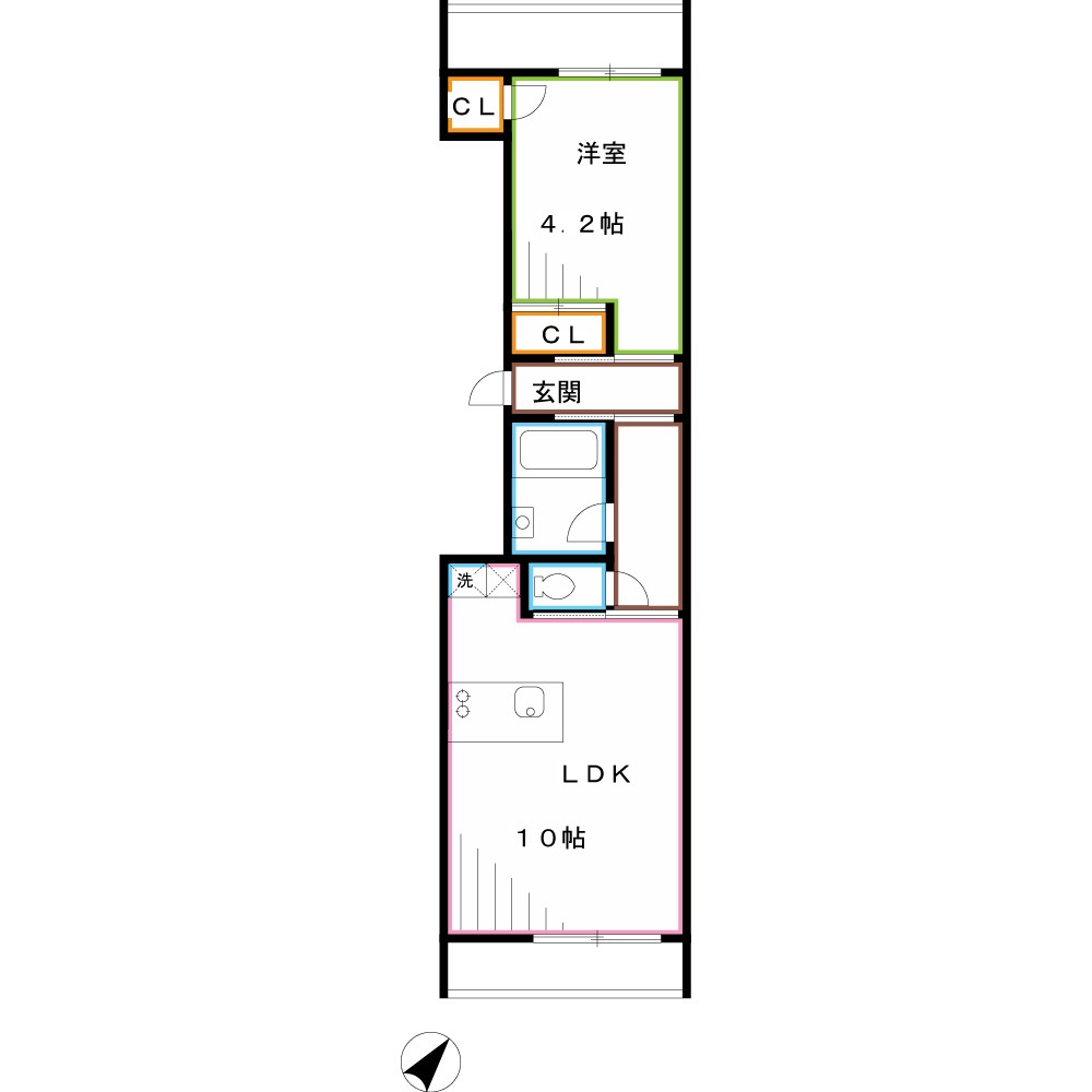 ブラヴィミタカ 間取り図
