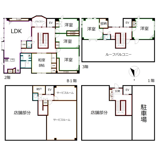 JLBグランエクリュ府中 間取り