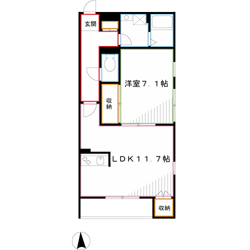 グランディール  間取り