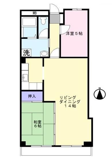 マンション中野氷川台 間取り