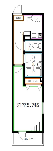 フェリーチェ荻窪D 間取り