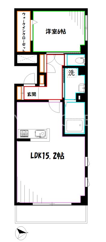ディー・フラワー 間取り図