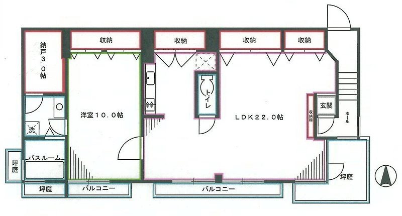 シャトー阿佐ヶ谷  間取り
