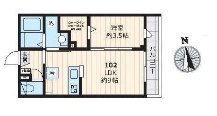 La Seiga（ラ　セイガ）  間取り