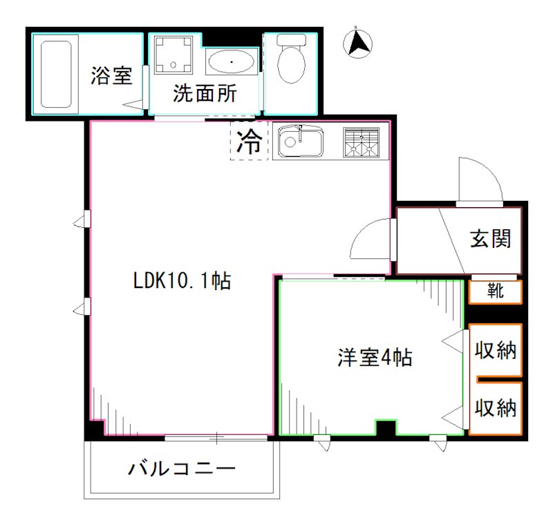 グランメゾン東中野 間取り