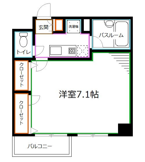サウスシティ阿佐ヶ谷 間取り