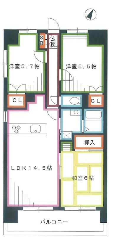 グランディフォーラ 間取り