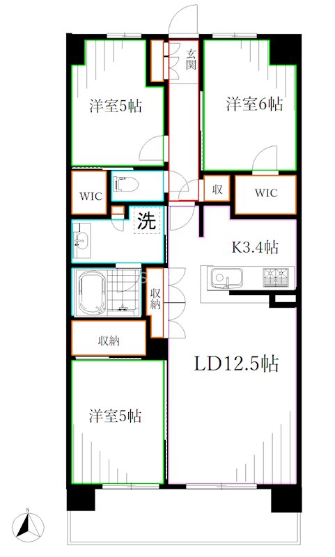 トラープランド蒼麗館 間取り