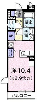 シャトーエクセラン 間取り