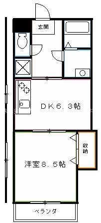 グリーンコテージ　カミゴ　 間取り