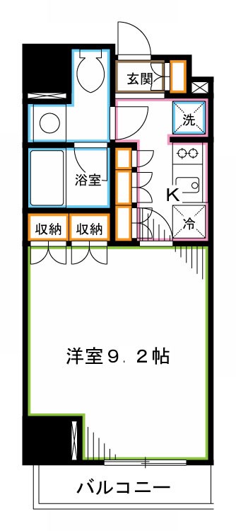 レジディア杉並方南町 間取り