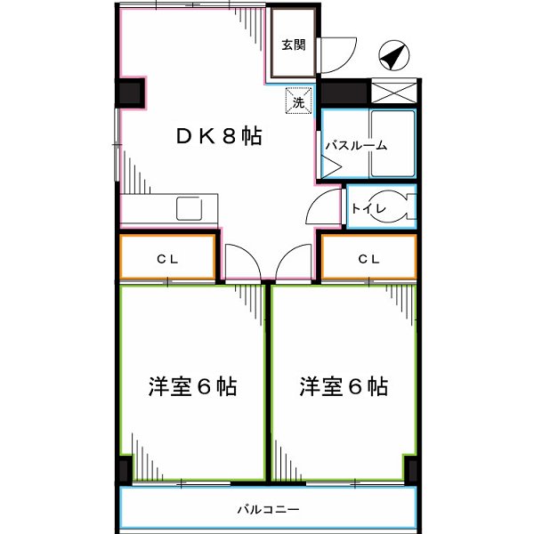 パレス富士本 間取り