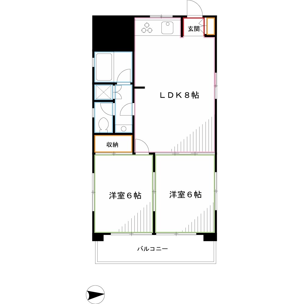 DUKEⅡ 間取り