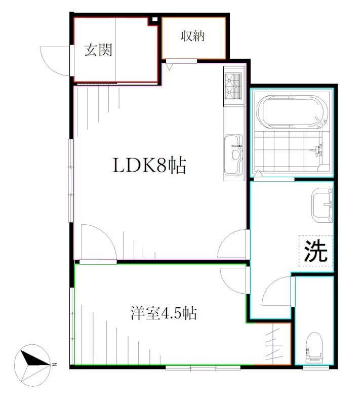 アーバンライフミタカ 間取り