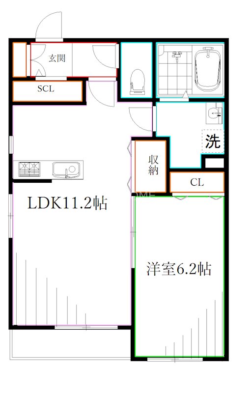 Maison　Raffine 間取り