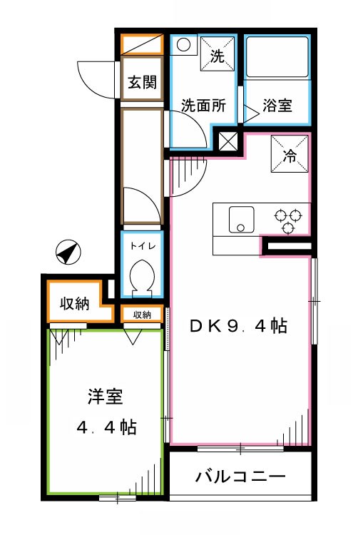 ハウス江原Ⅱ 間取り