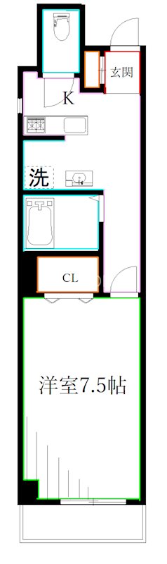 エルミタージュ下連雀 間取り