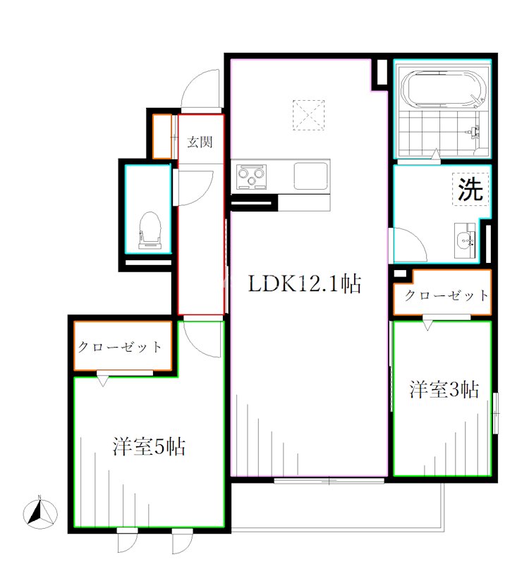 ブラン・シエル 間取り