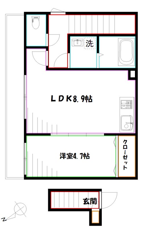 ミハス吉祥寺東町Ⅱ 間取り