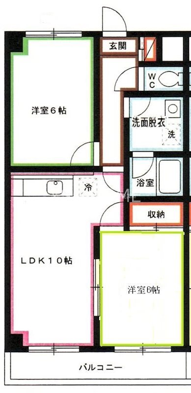 グランドハイツ武蔵野 間取り