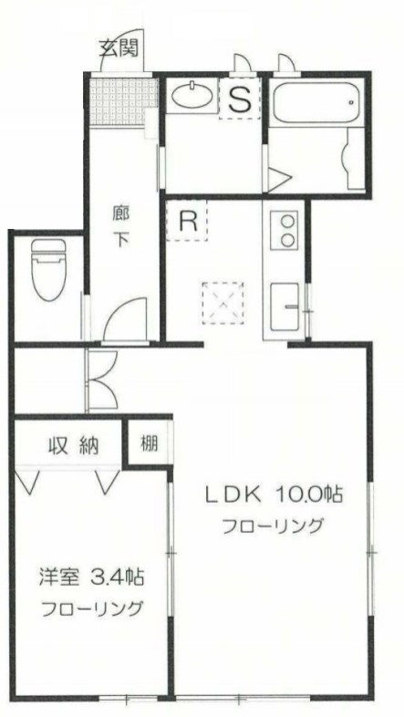 スカイタウン   間取り