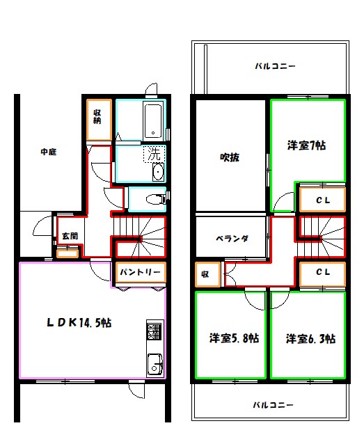 テレパレス吉祥寺 間取り