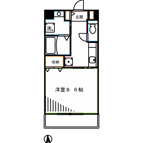 カーザ・クラーラ 間取り