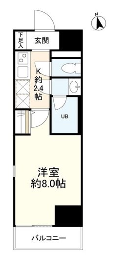 リバーレ中野坂上 間取り