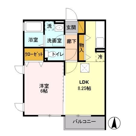フラッツ中野 間取り