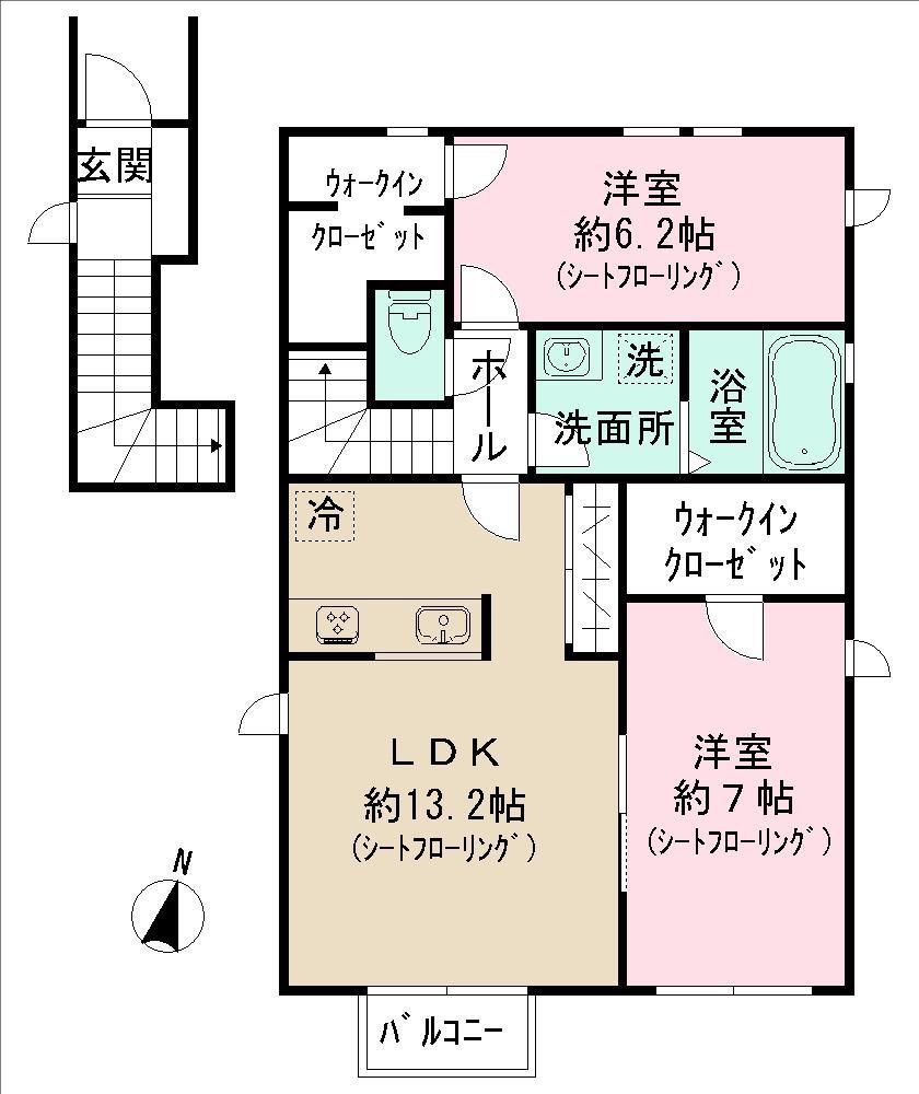 CASA DE ROSA 間取り
