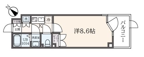 フェルテ中野 間取り