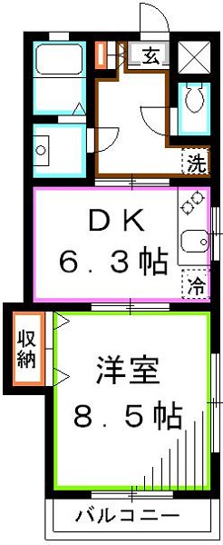 グリーンコテージ　カミゴ　 間取り