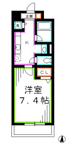 ヴィクトアール吉野 間取り
