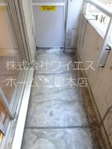 三鷹ハイデンス　 ベランダ