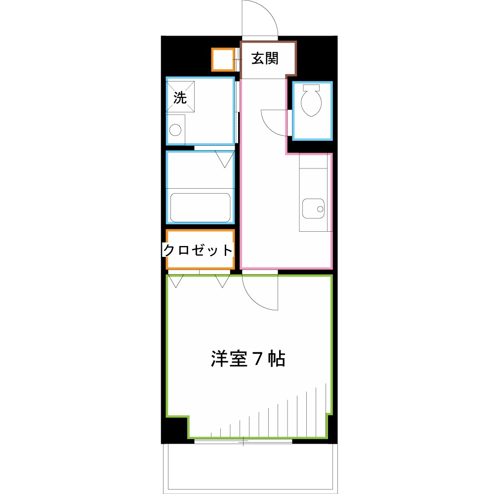 アウル三鷹　　　　 間取り