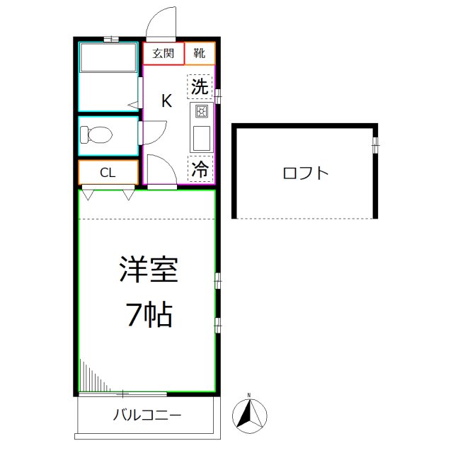 フローレンス一橋 2号館 間取り