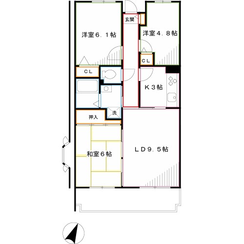ヴィラフィーネ 間取り