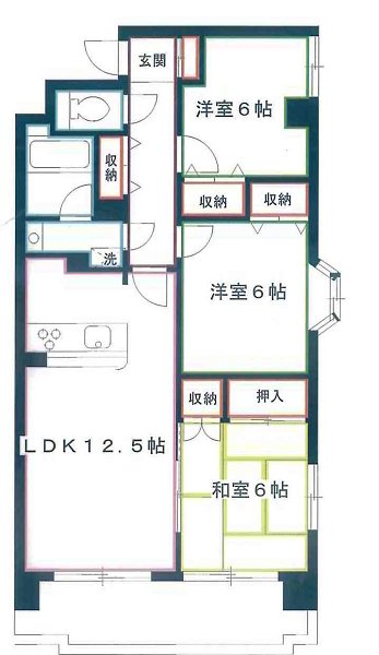 ライフステージ武蔵野 間取り